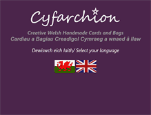 Tablet Screenshot of cyfarchion.com